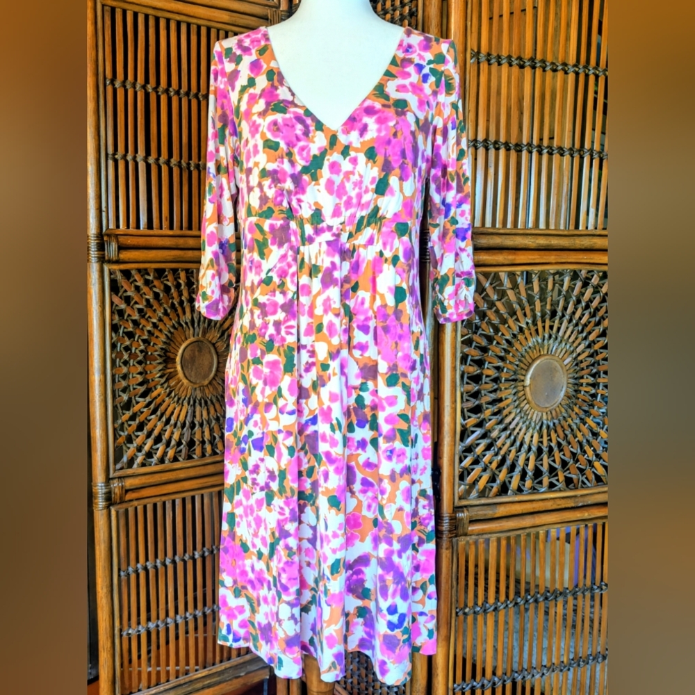 CAbi - Hydrangea Statement Dress #110 "Opposites Attract" - XL - NWOT - Picture 4 of 16